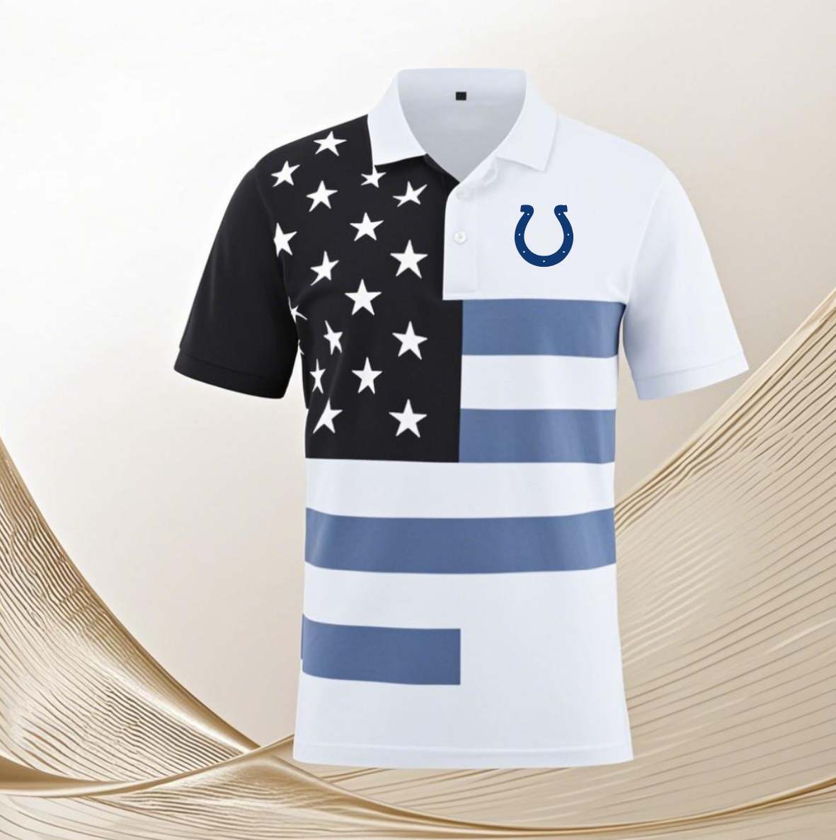 Indianapolis Colts white 14 Men 2025 NFL polo T shirt